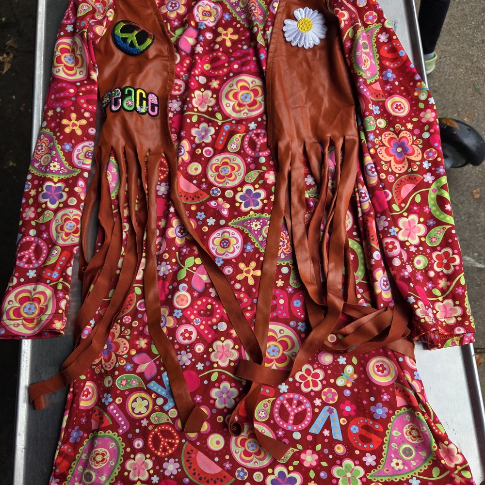 Colorful Floral Kids Casual Dress